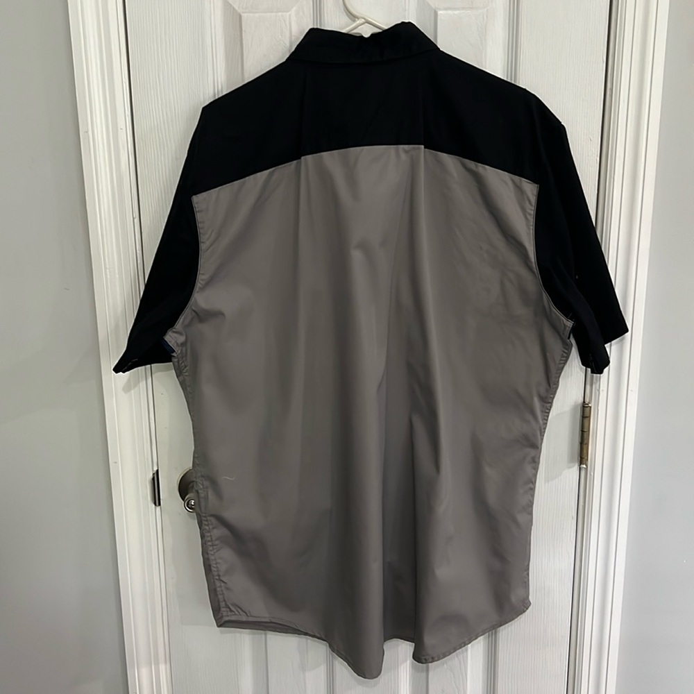 Harley-Davidson Black and Gray Casual Button Down Shirt - Picture 2 of 5